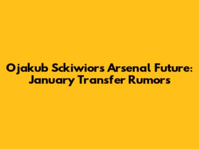 Ojakub Sckiwior's Arsenal Future: January Transfer Rumors
