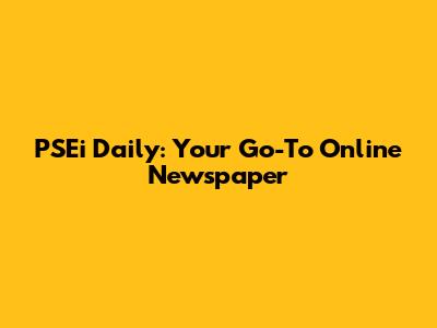 PSEi Daily: Your Go-To Online Newspaper