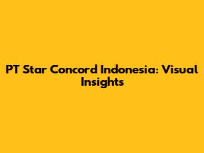PT Star Concord Indonesia: Visual Insights