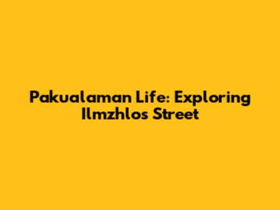 Pakualaman Life: Exploring Ilmzhlos Street
